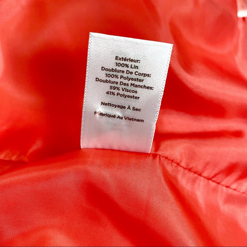 Talbots Fully Lined Single Vent Blazer 100% Linen - image 8